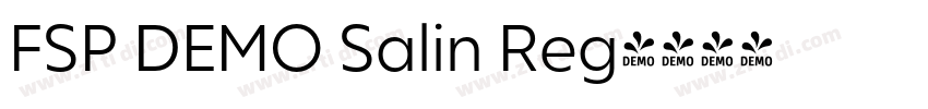 FSP DEMO Salin Reg字体转换 FSP DEMO Salin Reg字体转换